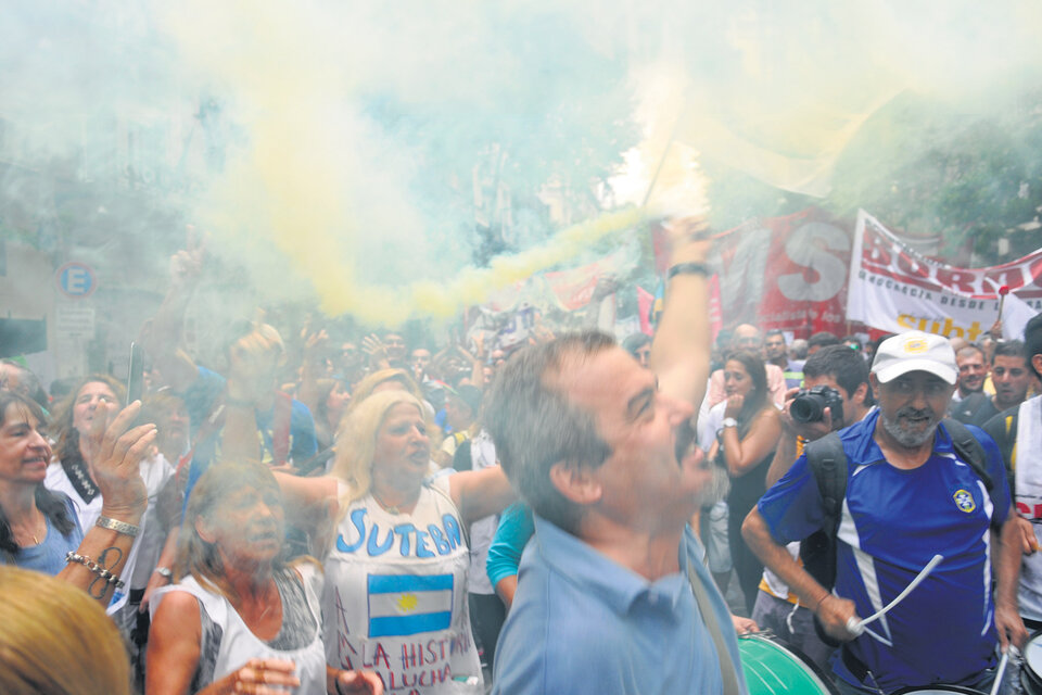 La marcha de las CTA marcó el cierre de un marzo signado por las movilizaciones masivas. (Fuente: Pablo Piovano)