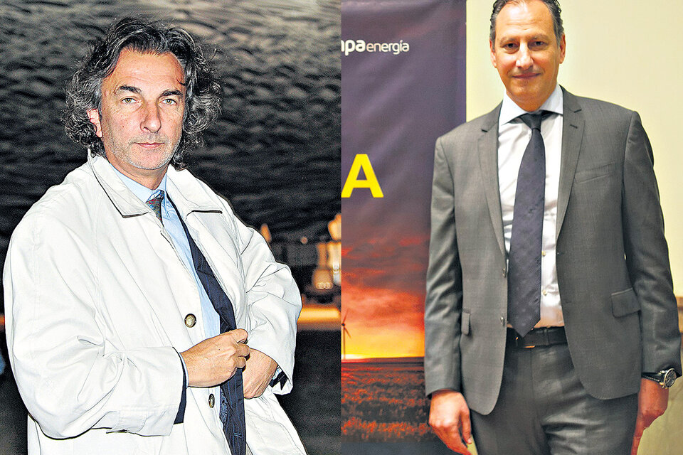 Angelo Calcaterra, titular saliente, y Damián Mindlin, el nuevo CEO de Iecsa, que pasará a llamarse Sacde.