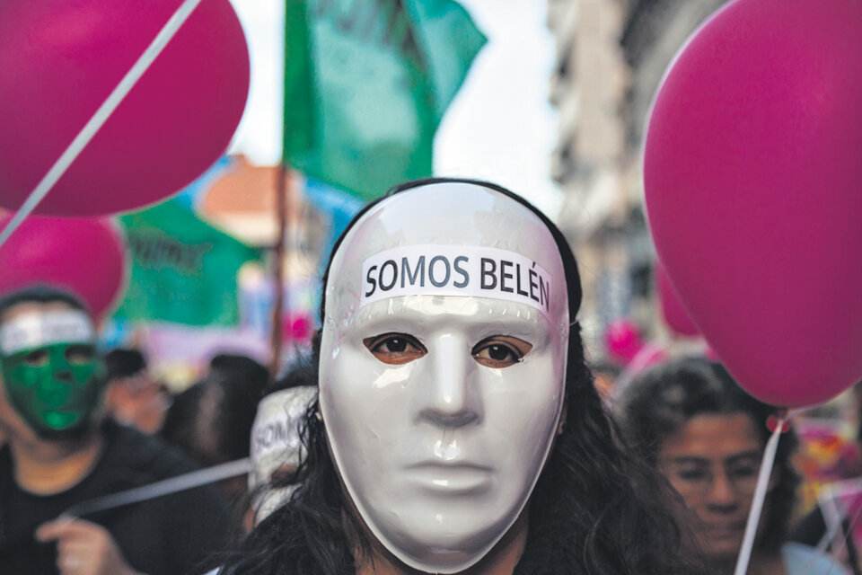 El caso Belén se convirtió en un símbolo de los derechos vulnerados de las mujeres: hubo numerosas marchas en su apoyo.