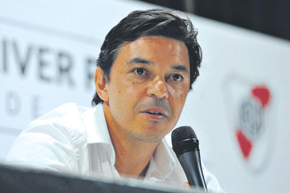Marcelo Gallardo, entrenador de River. (Fuente: Télam)