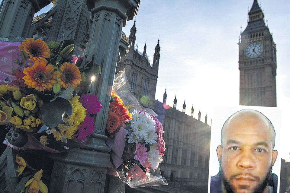 Westminster de luto por el ataque de Adrian Russell Ajao, conocido como Khalid Masood.