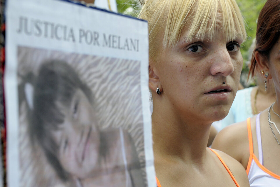 Desde el 22 de enero de 2014, la familia de Melanie reclama justicia por la niña asesinada.  (Fuente: Andres Macera)