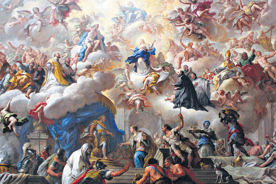 Triunfo de la Inmaculada de Paolo De Matteis