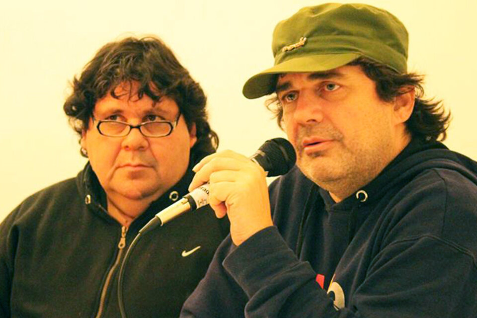 Néstor Segovia y Roberto Pianelli, dirigentes de AGTSyP (Fuente: José Luis Meirás)