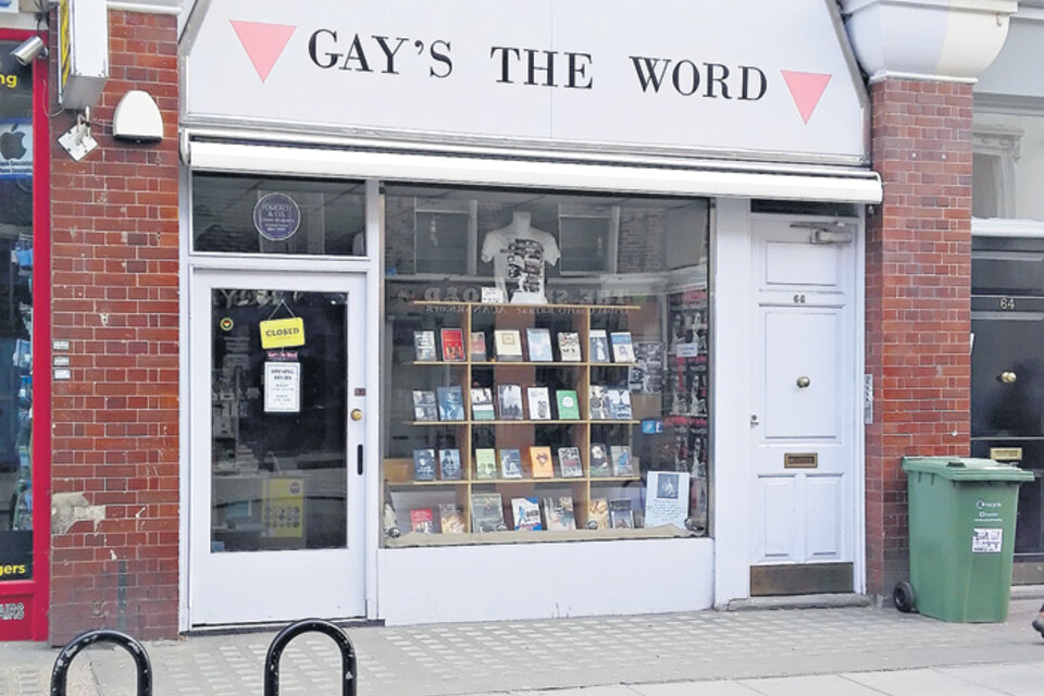 Fachada de Gay’s The Word, en el barrio de Bloomsbury.