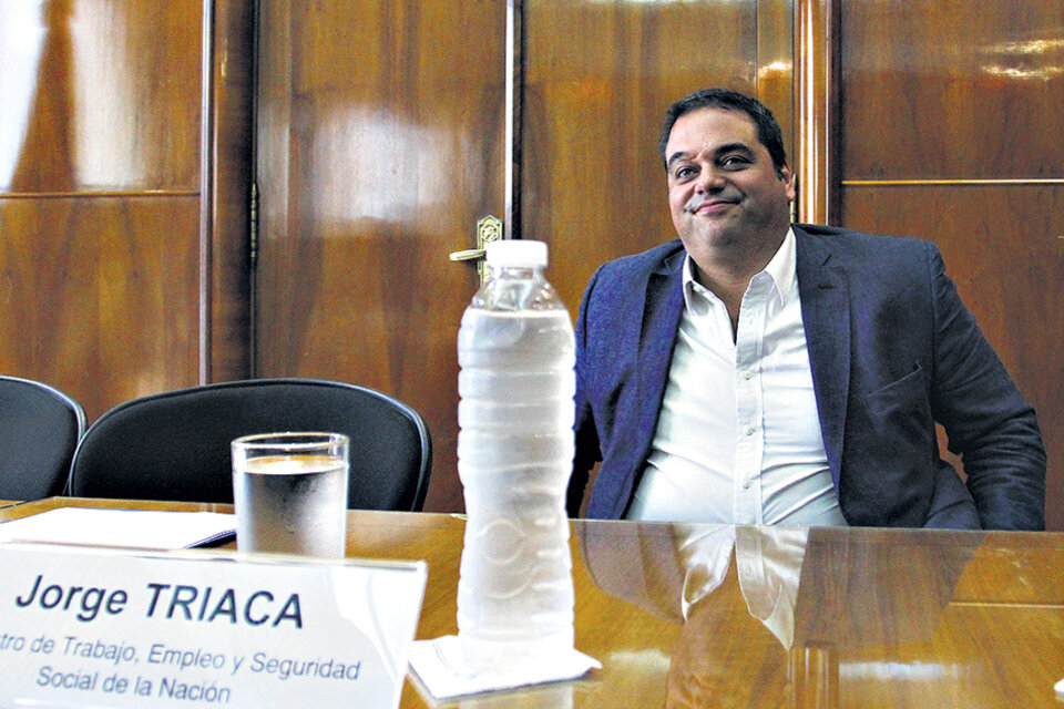 El ministro Jorge Triaca sostuvo que continuarán con una política de reuniones “sector por sector”.
