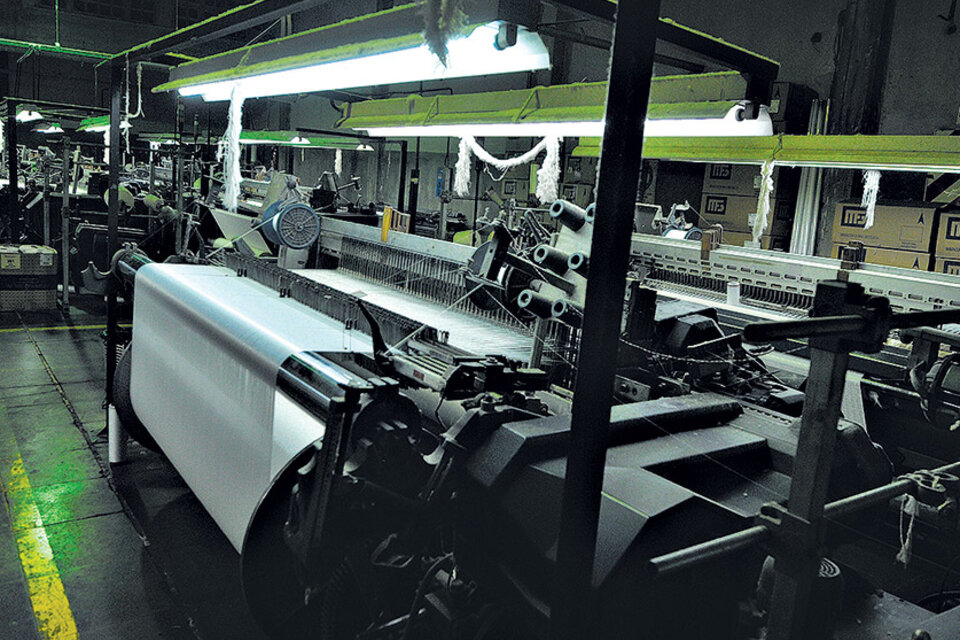 La producción de las pymes textiles retrocedió 10,2 por ciento. (Fuente: Sandra Cartasso)