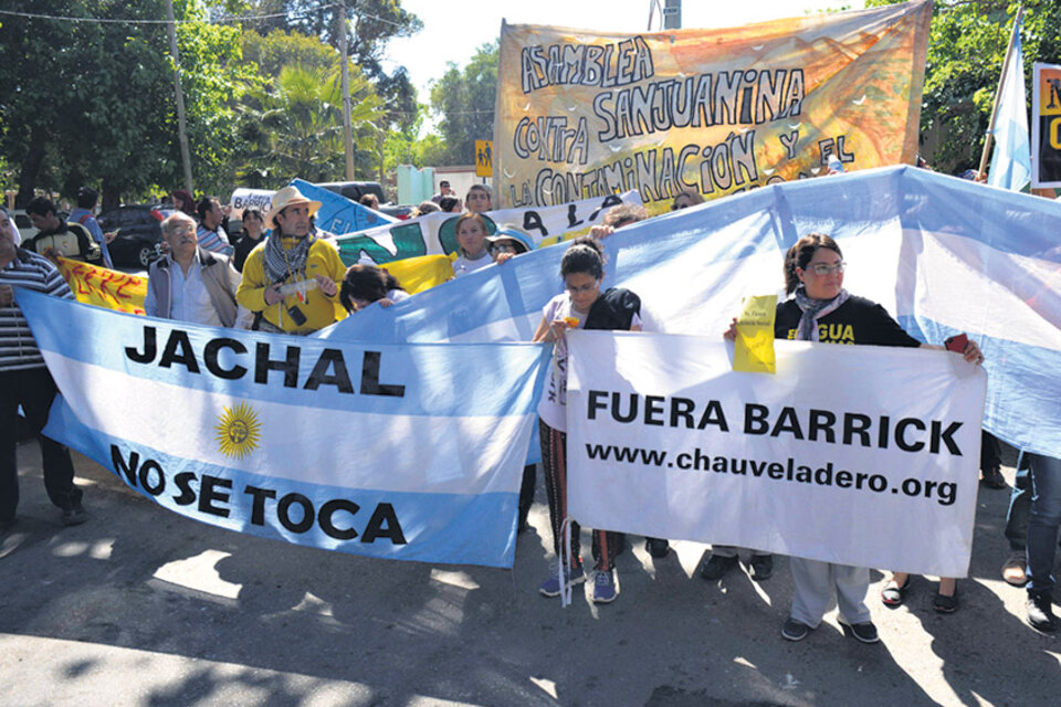 La asamblea Jáchal No Se Toca quiere que en los estudios participe la UBA. (Fuente: Télam)