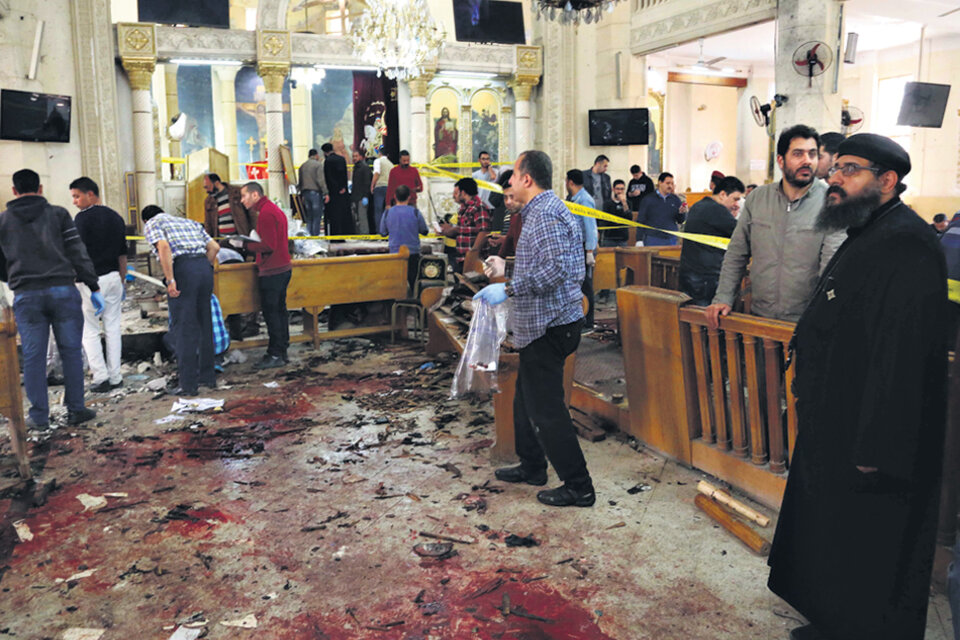 Los ataques coincidieron con las celebraciones del Domingo de Ramos, el inicio de la Semana Santa.  (Fuente: AFP)