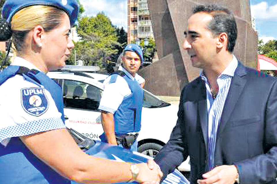 Un saludo del intendente del PRO Ramiro Tagliaferro a la Policía Municipal.