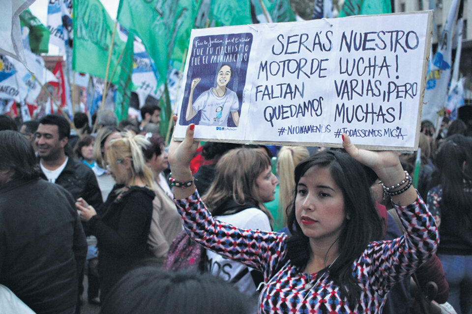 En la Plaza de Mayo se congregaron diversas organizaciones. (Fuente: Leandro Teysseire)
