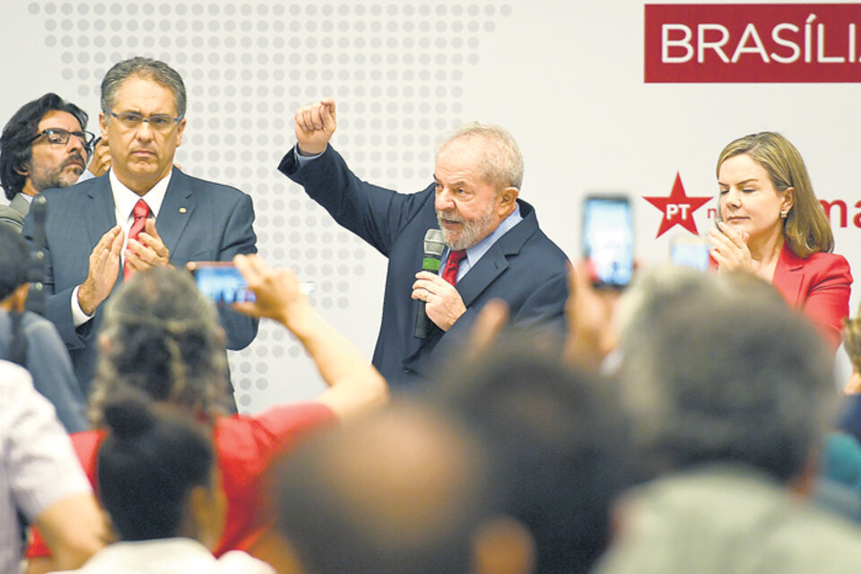 “Seremos gobierno cuando ganemos de nuevo las elecciones”, dijo Lula.