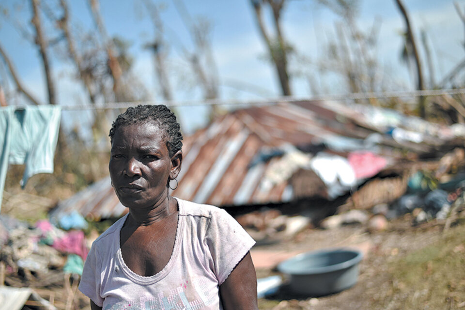 Retrato de una mujer en Haití, uno de los países mencionados por la FAO. (Fuente: AFP)