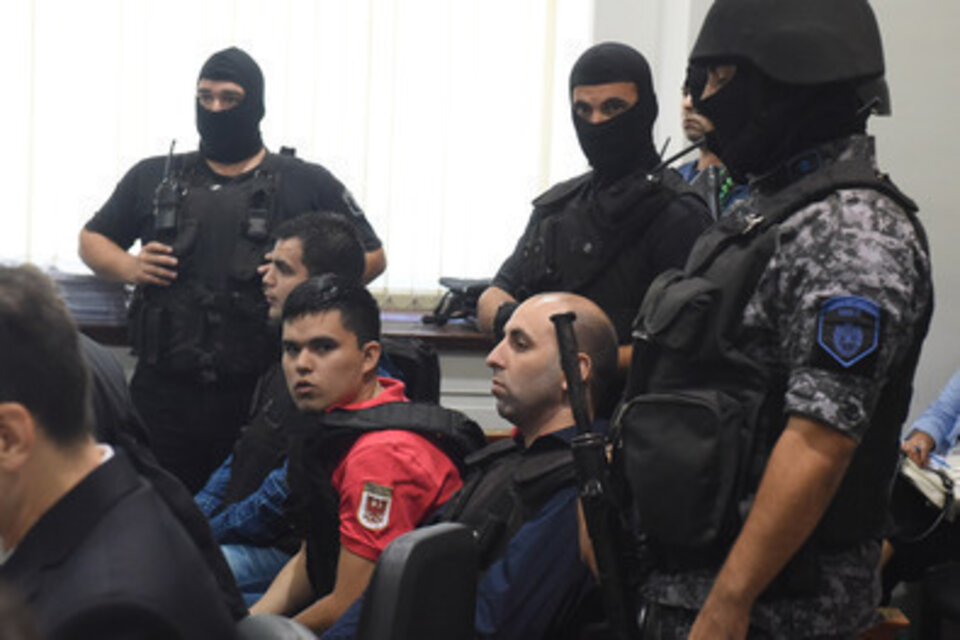 Bassi, Damario y Muñoz ya habían sido tiroteados cuando eran trasladados luego de una audiencia. (Fuente: Sebastián Granata)