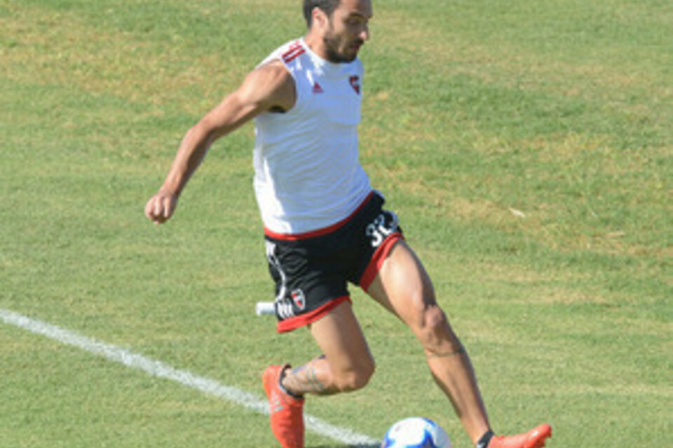 Scocco: "Ser punteros por un rato estaría bárbaro". (Fuente: Sebastián Granata)