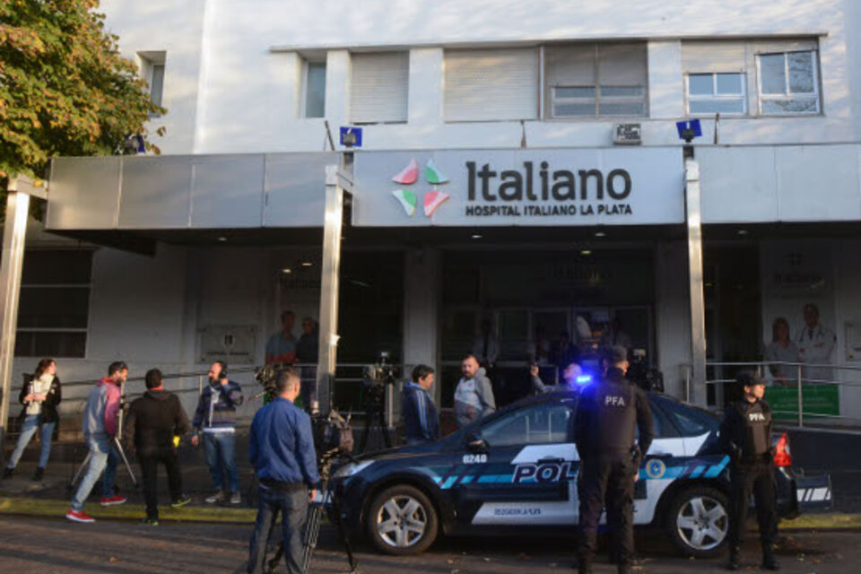 Cartasegna estuvo internado en el Hospital Italiano de La Plata y esta mañana recibió el alta. (Fuente: Télam)