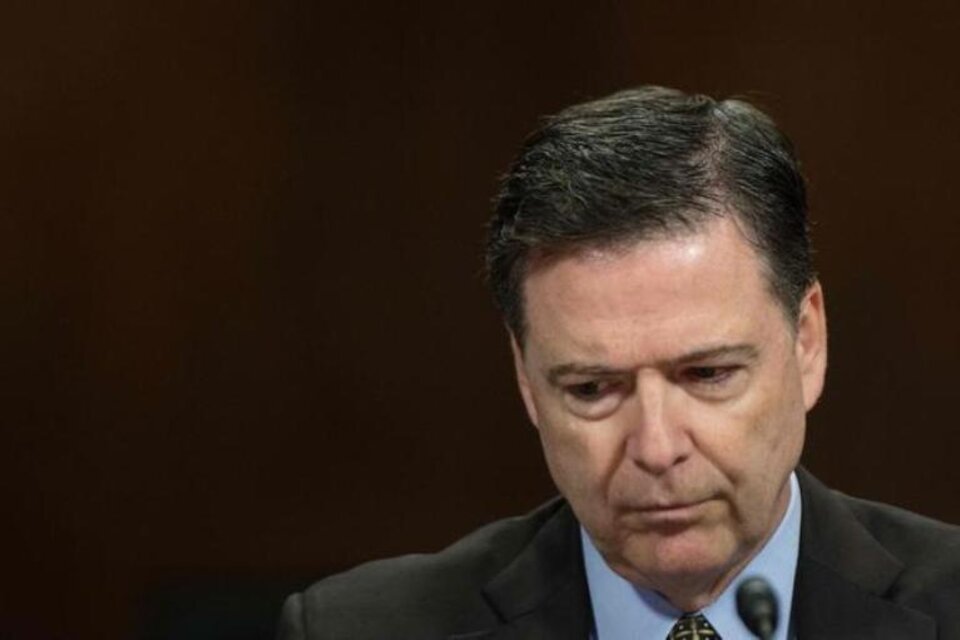 James Comey dirigió el FBI hasta hoy. (Fuente: AFP)