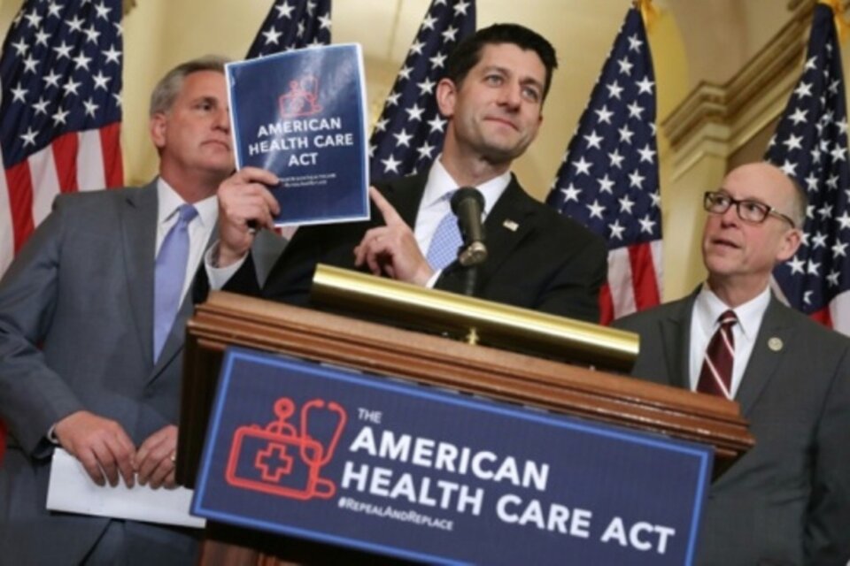 Paul Ryan, presidente de la Cámara Baja, clave para conseguir los votos. (Fuente: AFP)