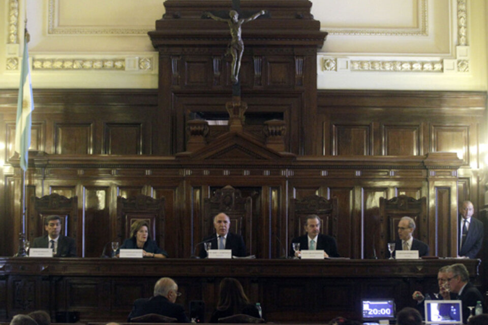  Héctor Salvador Giribone durante el juicio, en 2014. (Fuente: DyN)