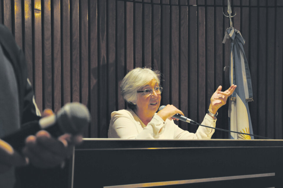 La jueza María Laura Garrigós de Rébori. (Fuente: Guadalupe Lombardo)