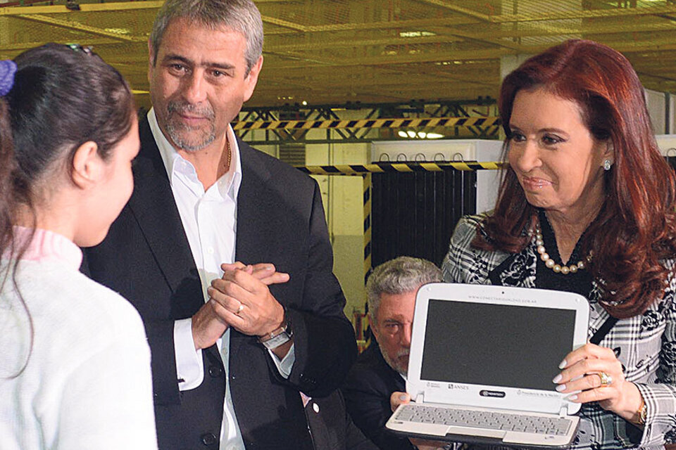 Cristina Kirchner con Jorge Ferraresi, uno de los jefes comunales más cercanos a ella.