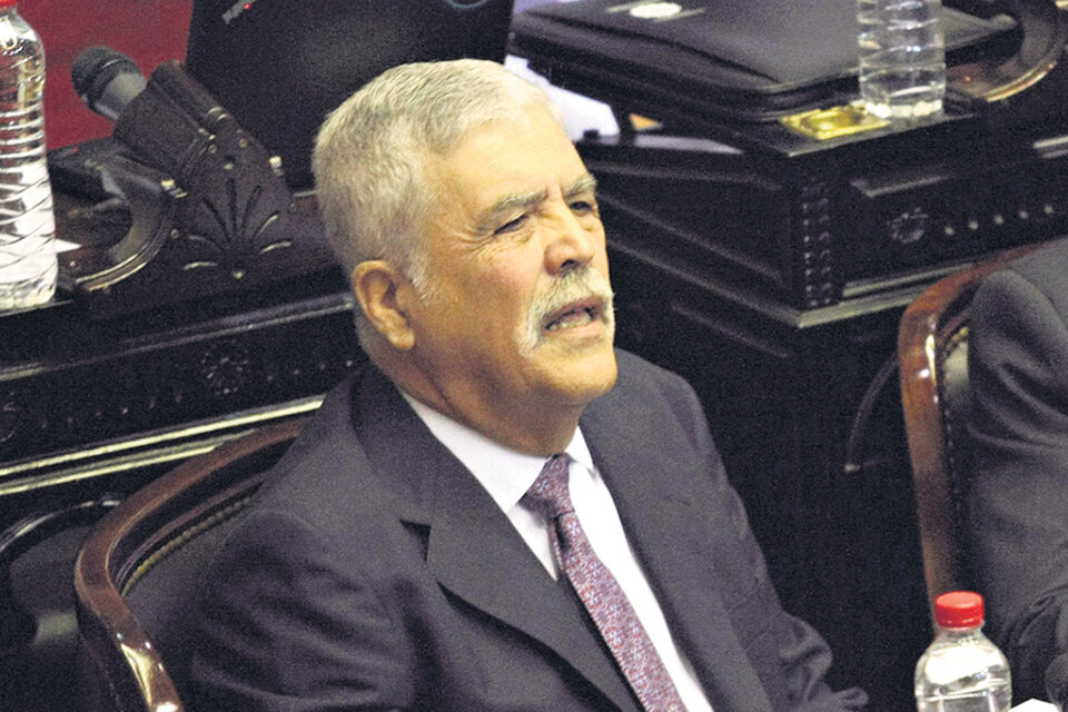 El ex ministro Julio De Vido recibió la solidaridad de sus compañeros del bloque de Diputados. (Fuente: DyN)