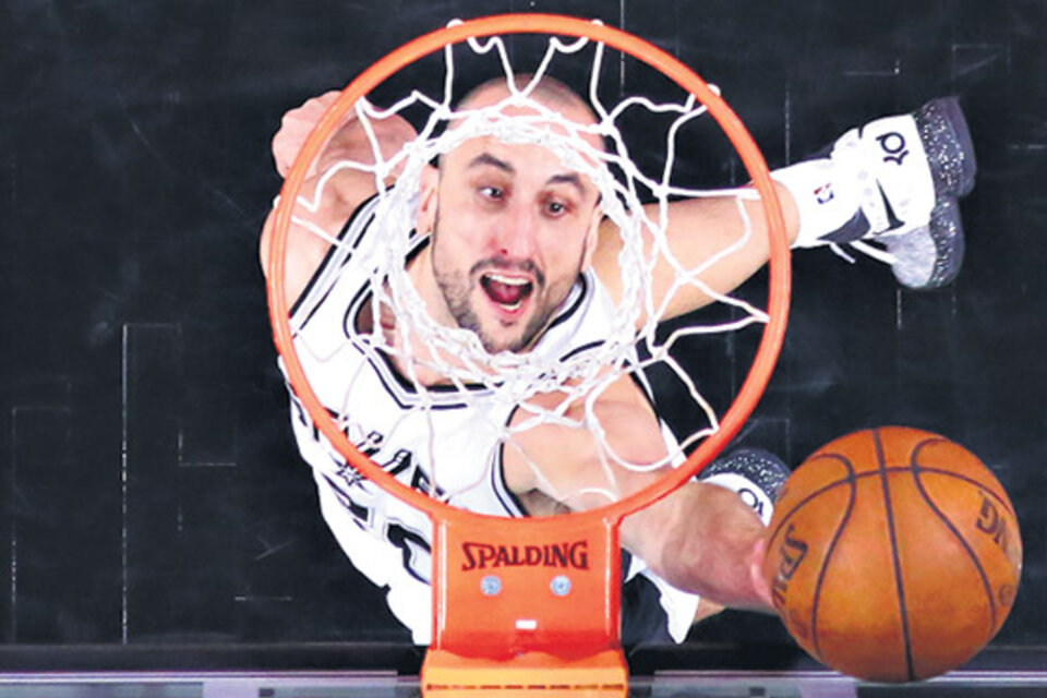 Spurs y Rockets (Fuente: AFP)
