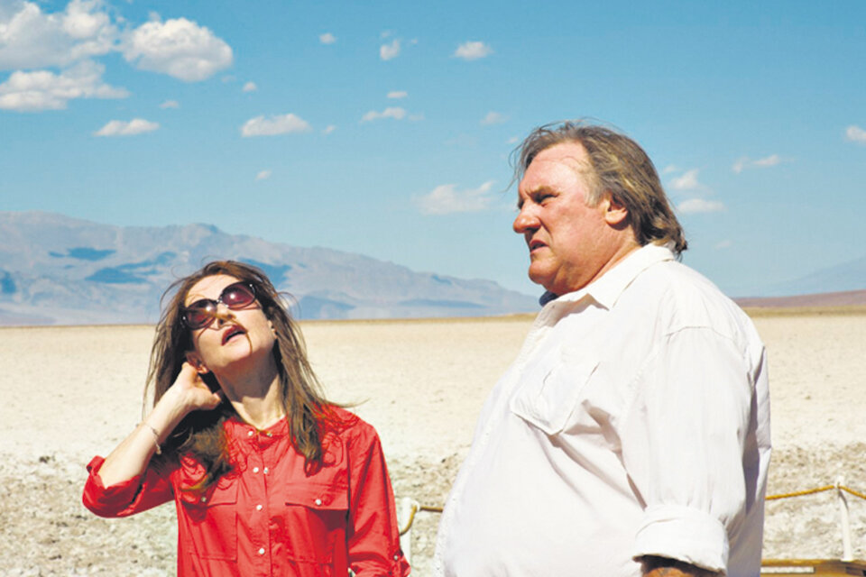 Isabelle Huppert y Gérard Depardieu en el Valle de la Muerte californiano.