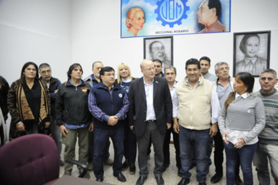 El encuentro se realizó en la sede de la UOM Rosario. (Fuente: Alberto Gentilcore)