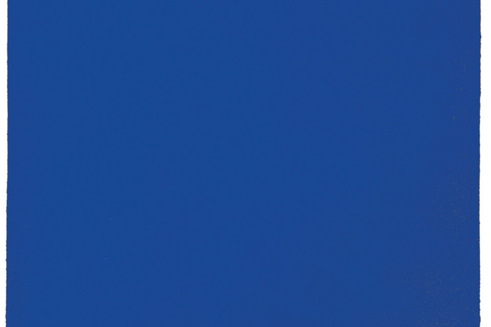 Porque Este Amor Es Azul Yves Klein Pagina12