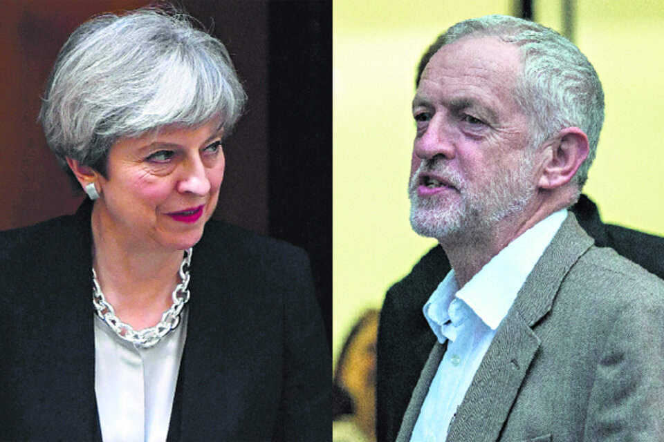 May anticipó los comicios para junio; la figura de su rival Corbyn ha sido demolida por los medios.