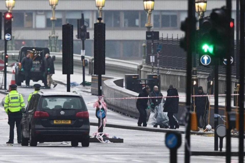 La zona del Puente de Londres, después del ataque. (Fuente: AFP)