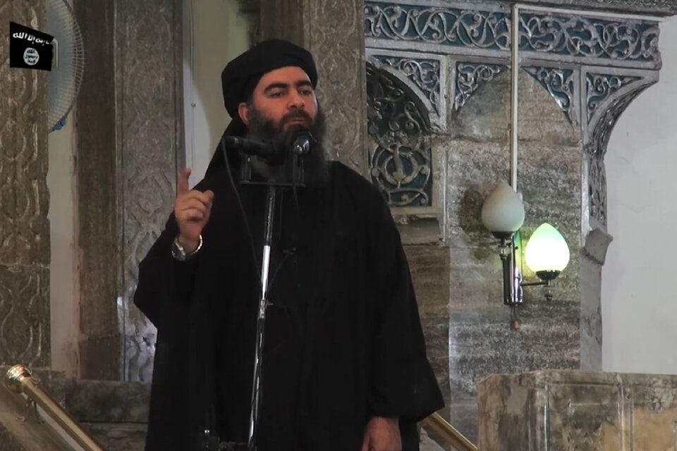 Abu Bakr Al-Bagdadi, líder del EI. (Fuente: AFP)