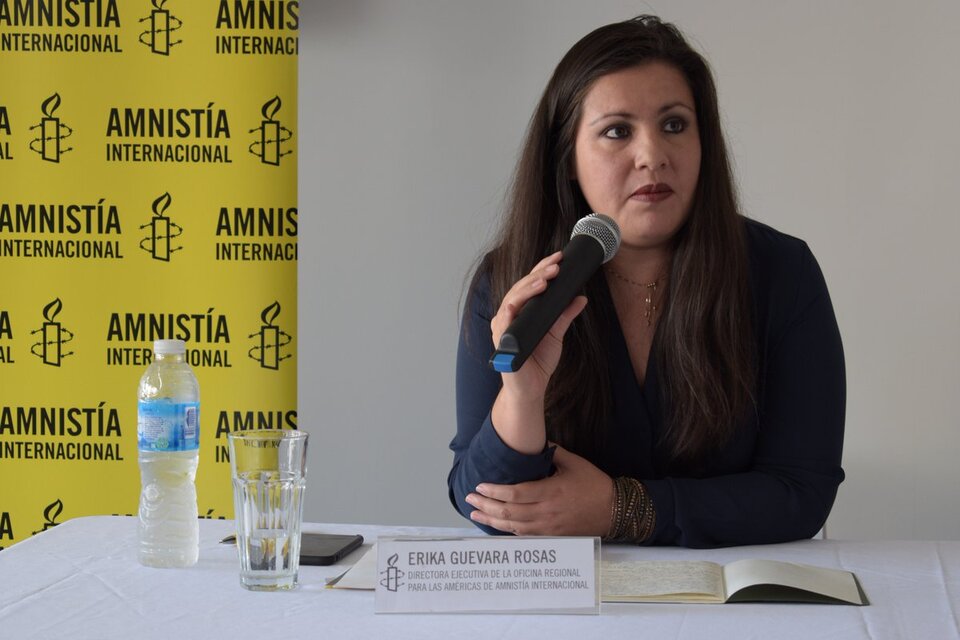 Erika Guevara Rosas, directora para las Américas de Amnistía Internacional. (Fuente: Amnistía Internacional)