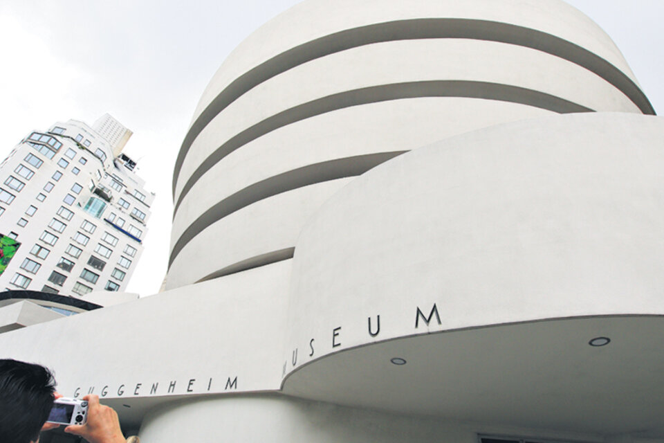 El célebre edificio del Museo Guggenheim sobre la Quinta Avenida. (Fuente: Graciela Cutuli)