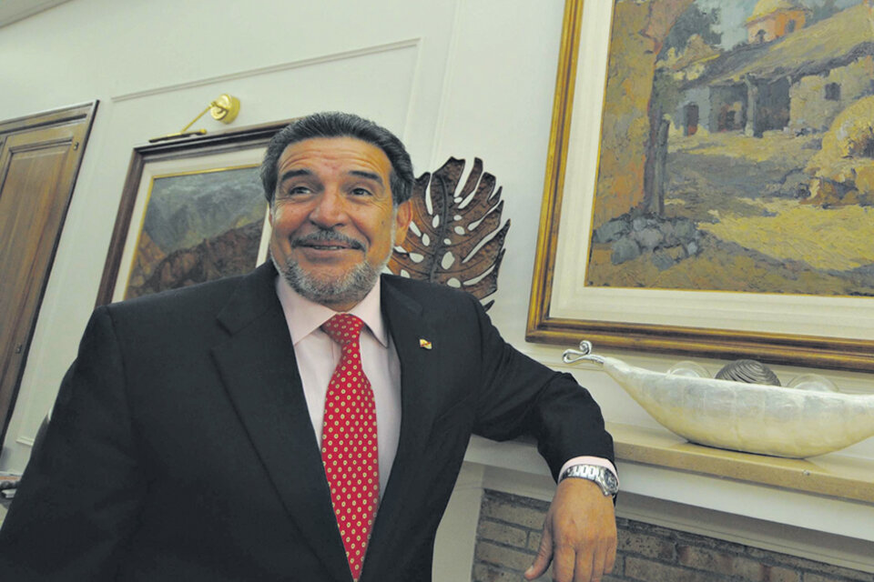 El ex gobernador y presidente del PJ provincial, Luis Beder Herrera. (Fuente: DyN)
