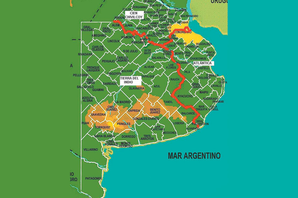 La desaparición de Buenos Aires en el mapa de Lucas Llach.