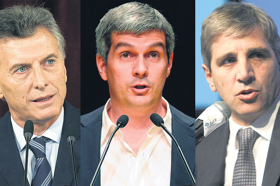 Mauricio Macri, Marcos Peña y Luis Caputo fueron denunciados, junto a Nicolás Dujovne, por la emisión de deuda a cien años.