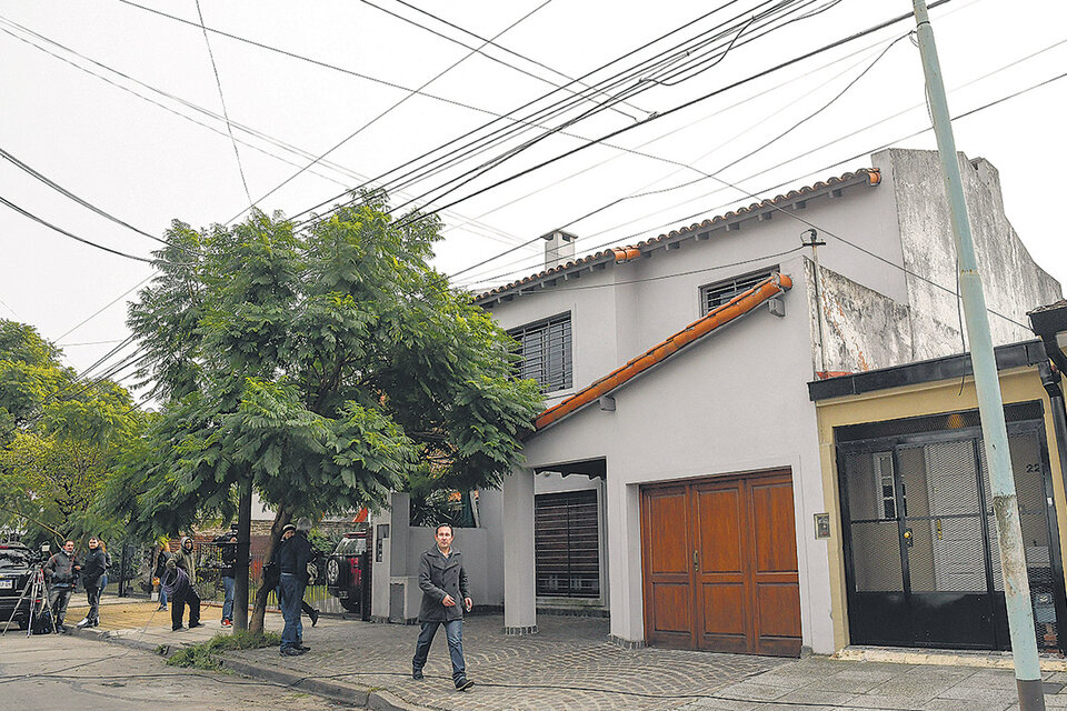 La casa de Margarita Stolbizer, en Castelar, otra vez centro de la lupa de los investigadores. (Fuente: Télam)