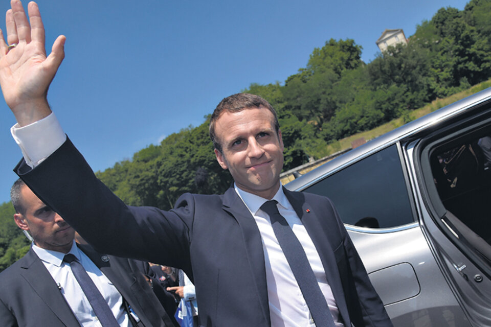 El primer ministro Macron fue el gran ganador de las elecciones legislativas francesas. (Fuente: AFP)