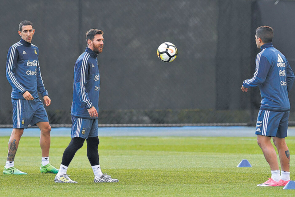 Con Messi entre los convocados, la práctica se desarrolló en Melbourne City Academy. (Fuente: EFE)