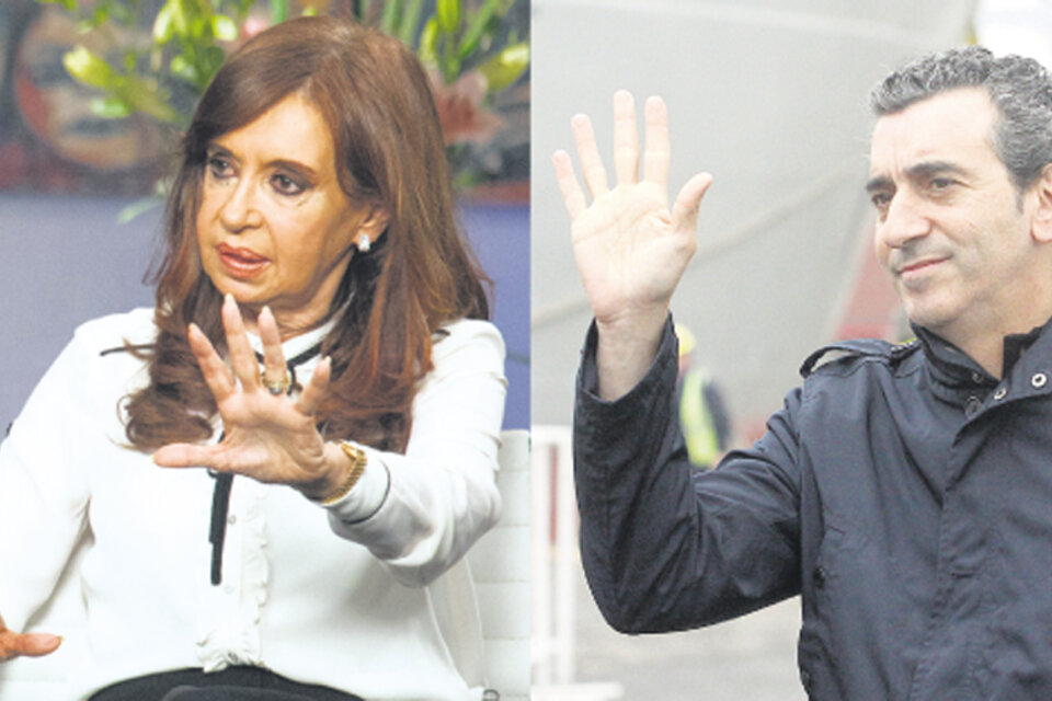 Cristina Kirchner y Florencio Randazzo podrían compartir lista en la provincia de Buenos Aires o entrar en una disputa. (Fuente: DyN)