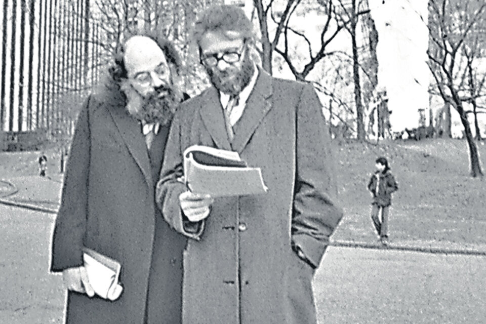 Allen Ginsberg y Jonas Mekas