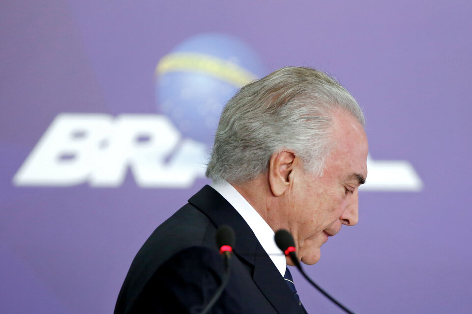 Temer no encuentra soluciones a la delicada economía brasileña. (Fuente: AFP)