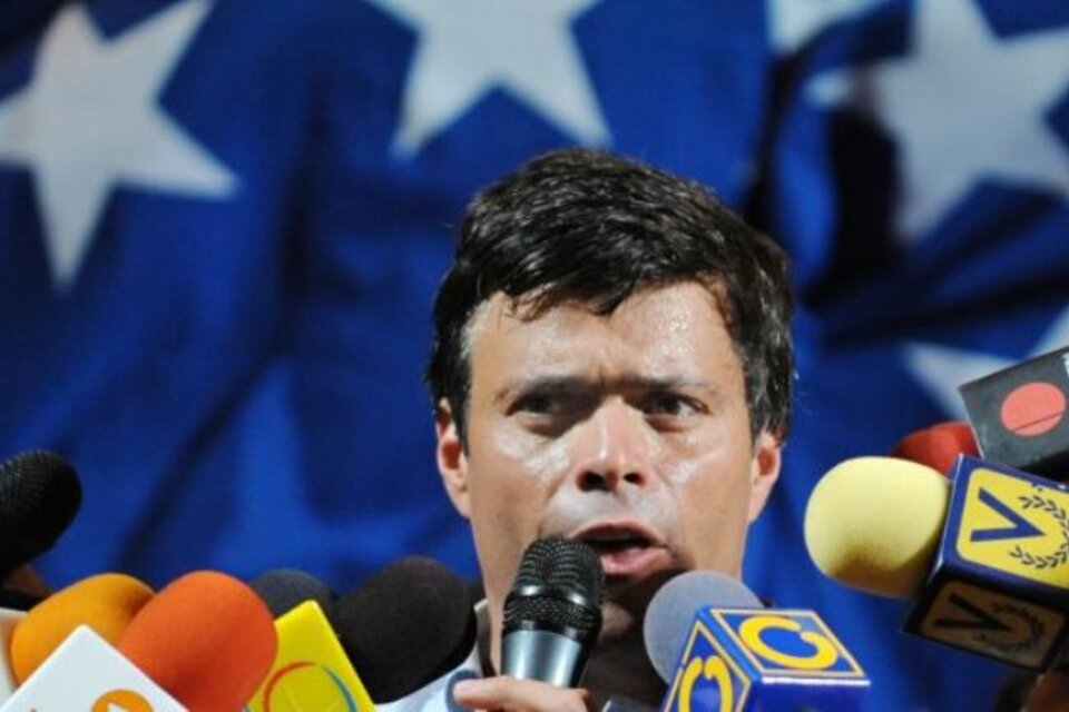 López fue el líder de protestas que derivaron en violencia y decenas de muertos. (Fuente: AFP)