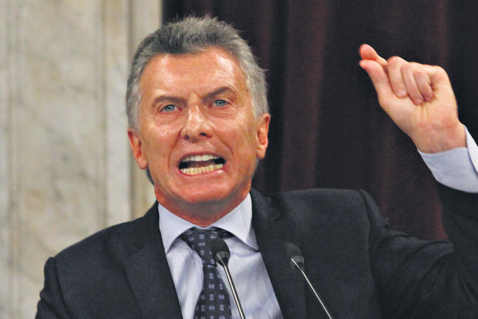 “Una pyme que cierra sus puertas no vuelve a abrir”, señaló Macri, sin aludir al impacto del tarifazo. (Fuente: Bernardino Avila)
