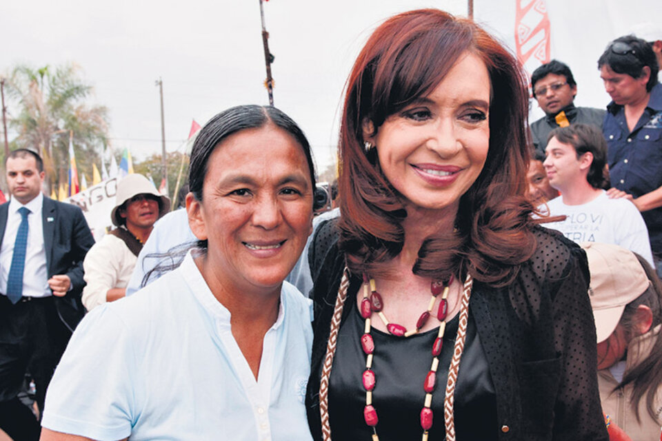 Cristina Fernández de Kirchner y Milagro Sala mantuvieron ayer una conversación telefónica.
