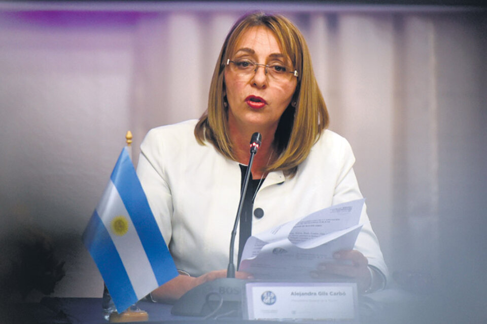 La procuradora Alejandra Gils Carbó denunció una maniobra del Gobierno para sacarla del cargo. (Fuente: AFP)