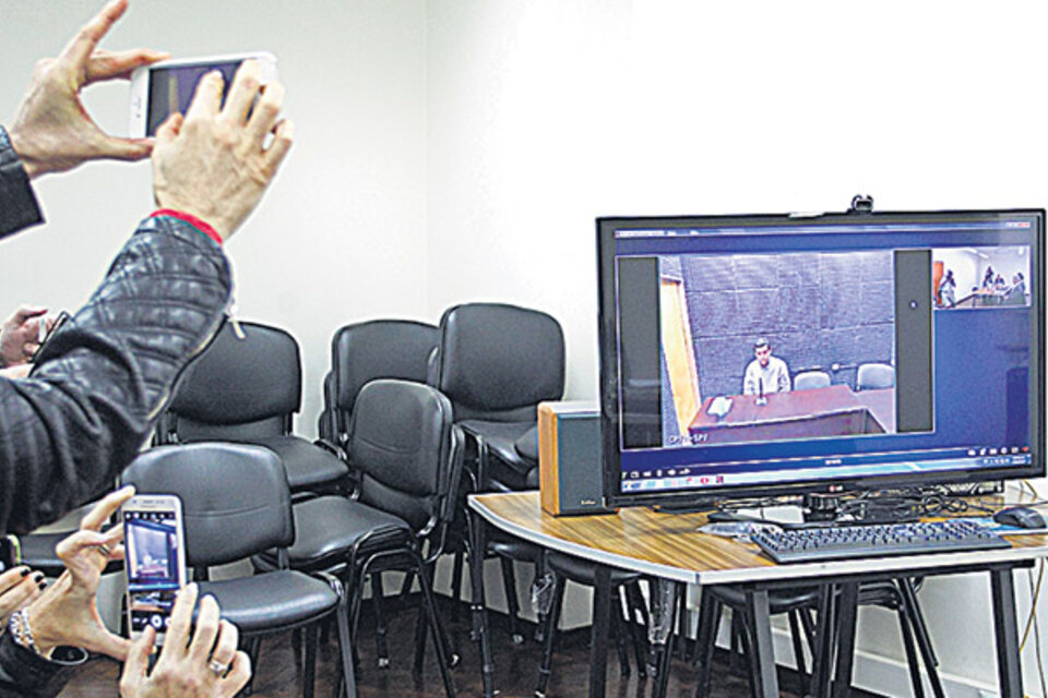 Víctor Manzanares habló por videoconferencia con los jueces Eduardo Freiler y Jorge Ballestero. (Fuente: DyN)