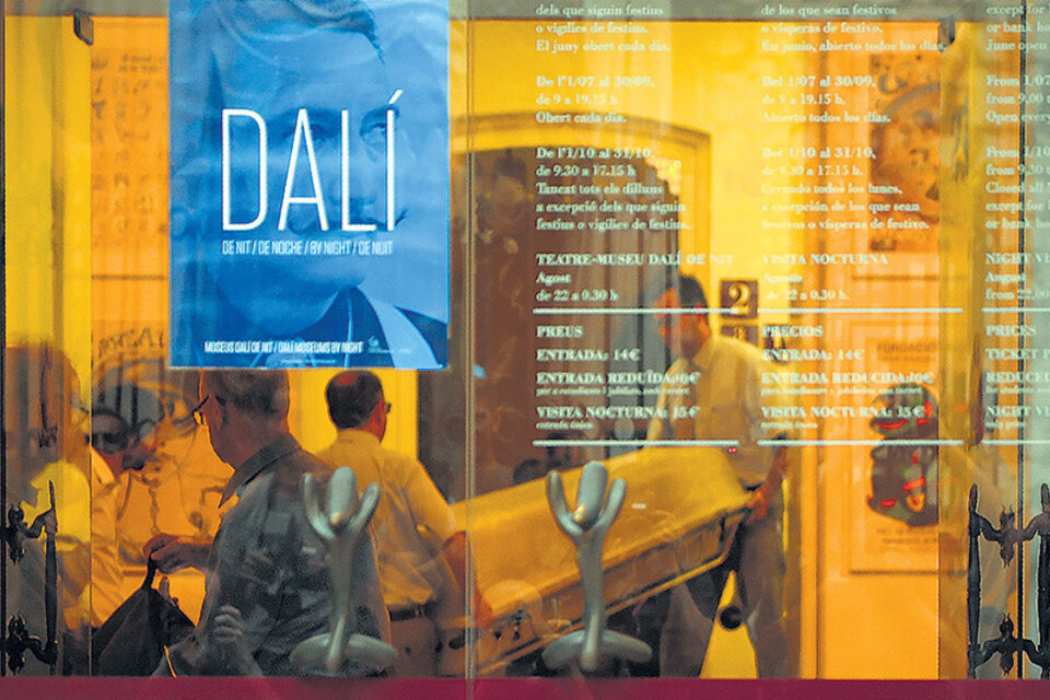 La Fundación Dalí se ocupó de que los trabajos resguardaran la intimidad del pintor. (Fuente: AFP)